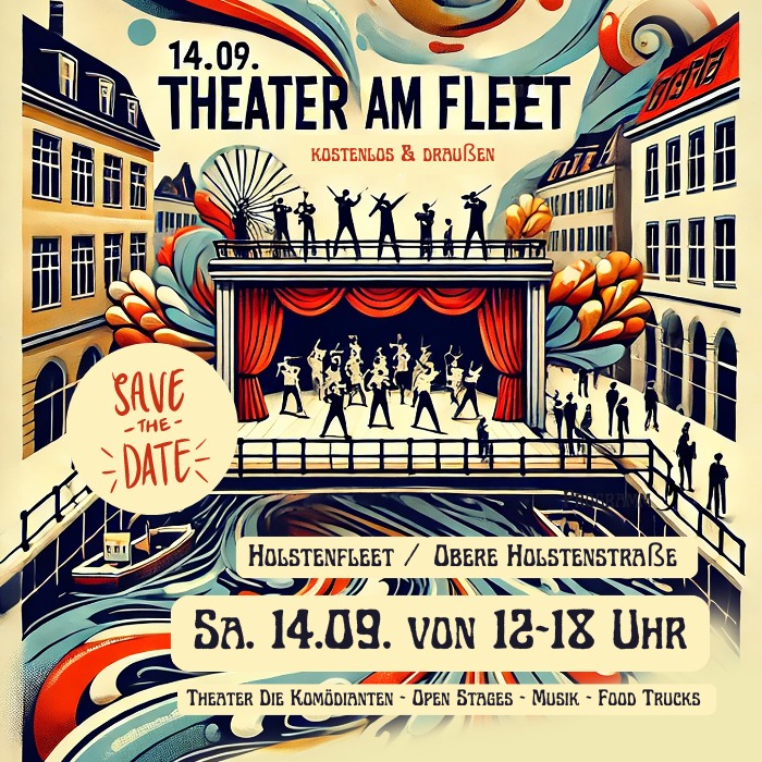 theater am fleet std Motorboot fahren