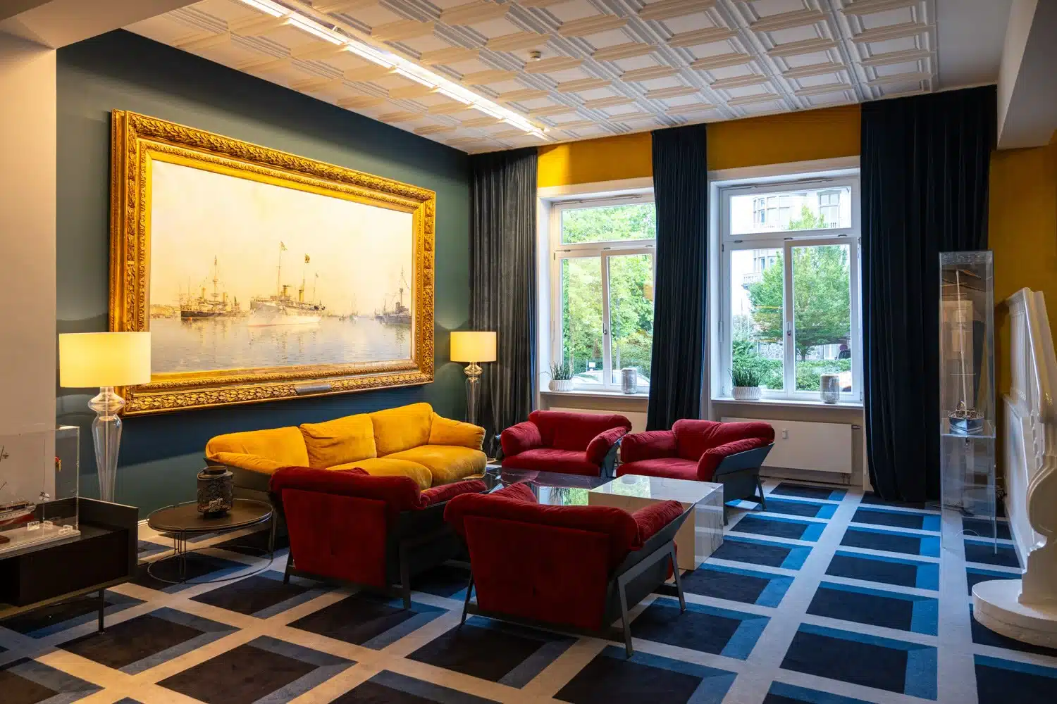 Sitzgruppe KYC Foyer Hotel Kieler Yacht-Club